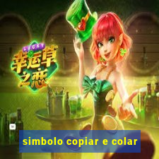 simbolo copiar e colar